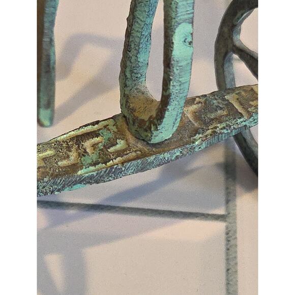 Etruscan Horse Chariot Athena Greek Turkish Roman Weinberg Style SML 4½"x3" EUC - Picture 11 of 13